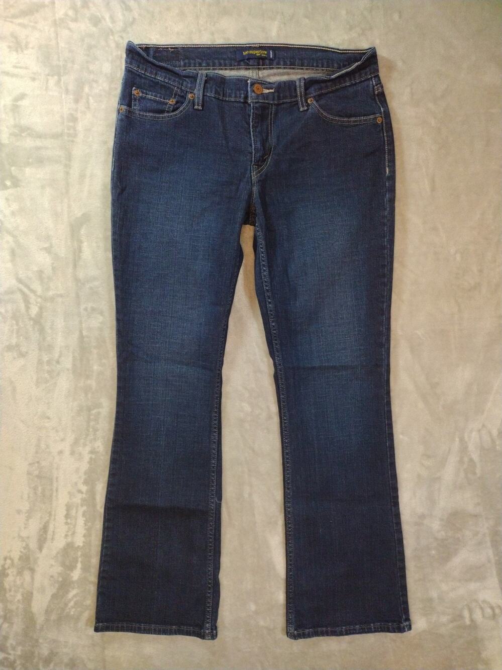 Levi's 524 Jeans Women's 13M (31x30) Too Superlow Flare Medium Wash Y2K Retro